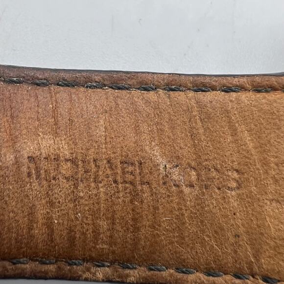 Michael Kors Quartz Watch Womens Stainless Steel MK-2242 Silver Embossed Leather - Picture 5 of 16